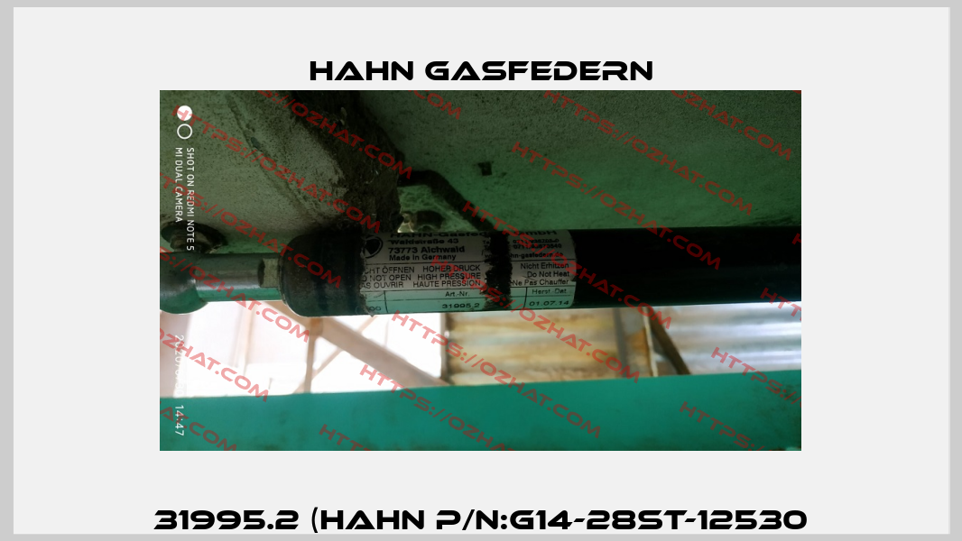 31995.2 (Hahn P/N:G14-28ST-12530 Hahn Gasfedern