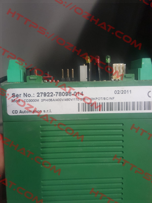 CD3000M 2PH/35A/400V/480V/170:265V/10KPOT/SC/NF old code / new code DM2035-42KB00020 CD AUTOMATION