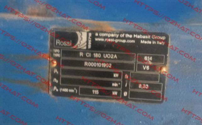 RCI 180  U 02 A/9.33 F.O..V6 Rossi