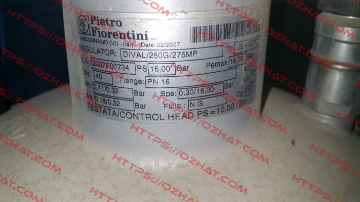 DIVAL/250G/275MP Pietro Fiorentini