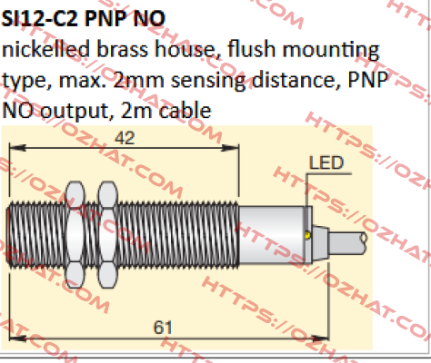 SI12-C2 PNP NO Aeco