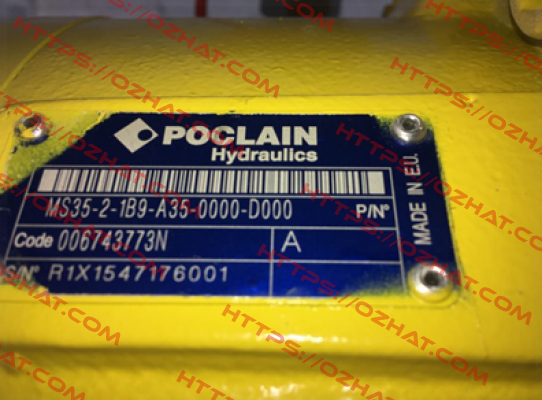 MS35-2-1B9-A35-0000-D000 (006743773N) Poclain