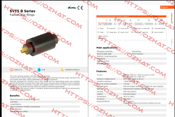 SVTS B 01-S-A-02/02-0000/0000-ST-000 Servotecnica