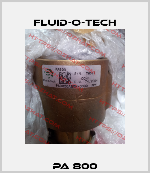 PA 800 Fluid-O-Tech