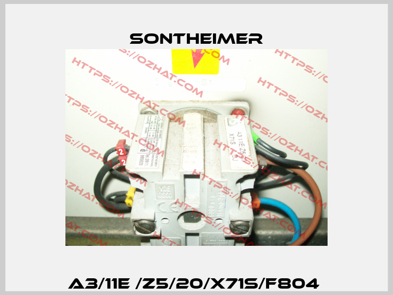 A3/11E /Z5/20/X71S/F804  Sontheimer