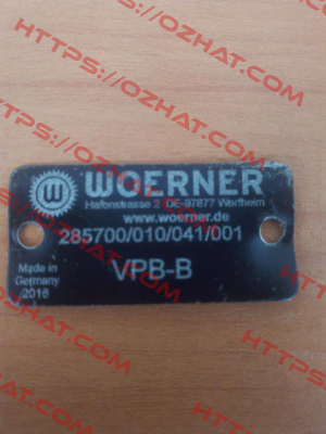 285700/010/041/001 Woerner
