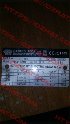 FC71B4 B5, Nr:1104150280 Electro Adda