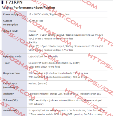 F71RPN Takex