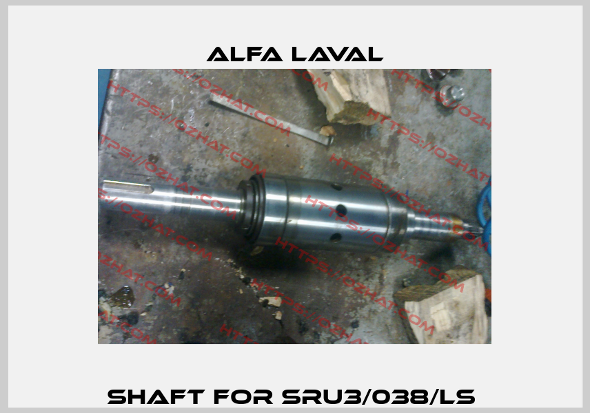 Shaft for SRU3/038/LS  Alfa Laval