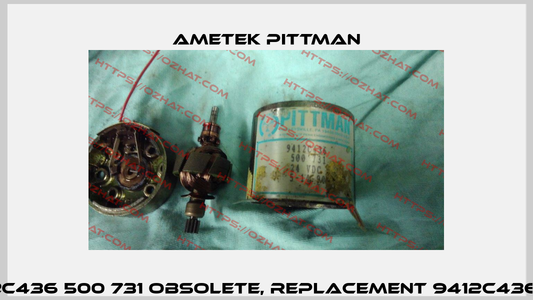 9412C436 500 731 obsolete, replacement 9412C436-R2  Ametek Pittman