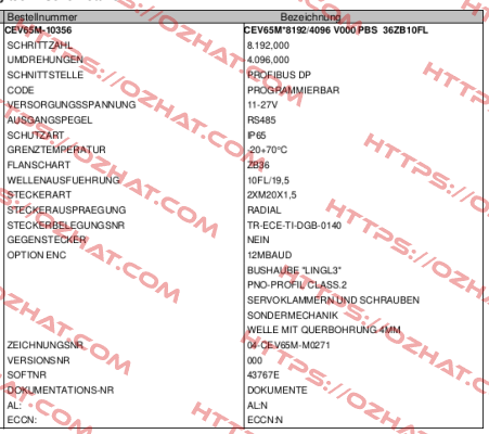 CEV65M-10356 TR Electronic