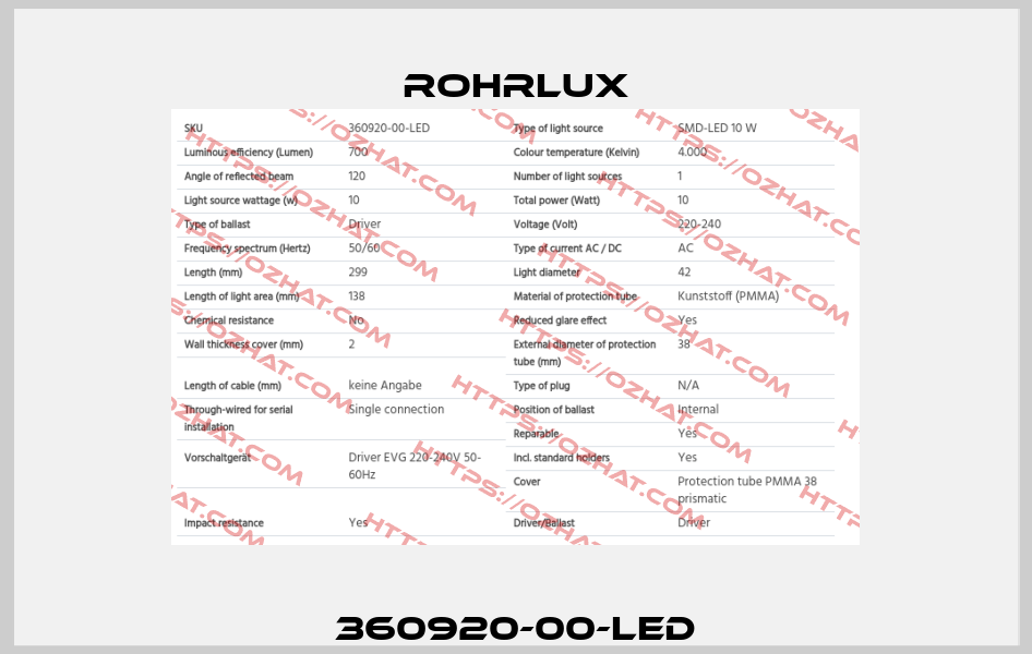 360920-00-LED Rohrlux