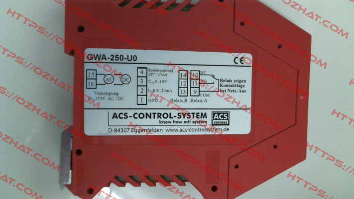 GWA-250-U0 Acs Control-System