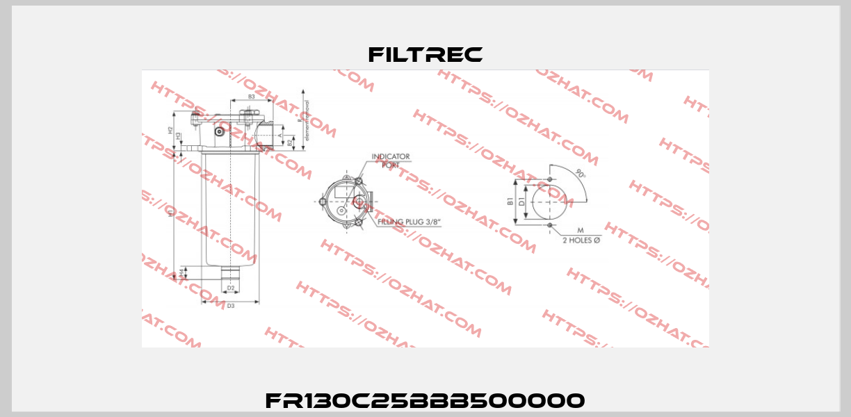 FR130C25BBB500000 Filtrec