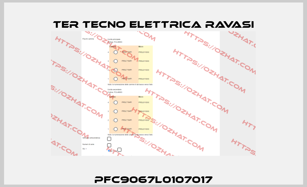 PFC9067L0107017 Ter Tecno Elettrica Ravasi