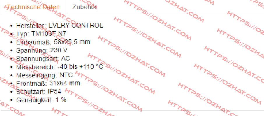TM103T N7 (316180020) EVCO - Every Control