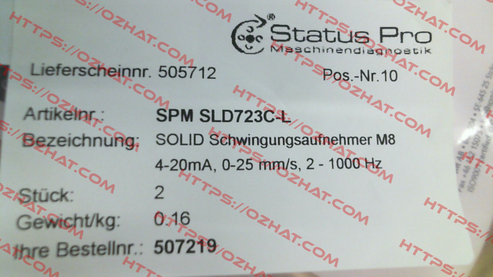 SLD723C-L SPM Instrument