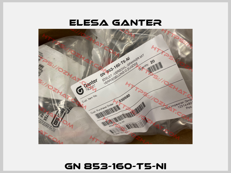 GN 853-160-T5-NI Elesa Ganter