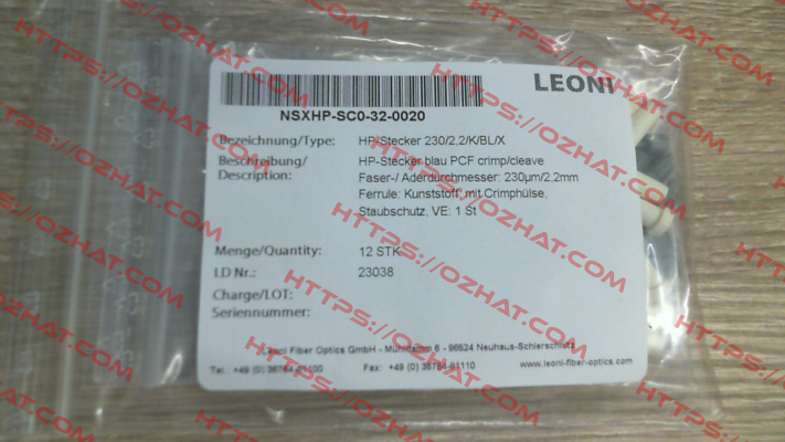 NSXHP-SC0-32-0020 Leoni