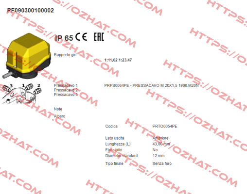 GF4C PF090300100002 Ter Tecno Elettrica Ravasi