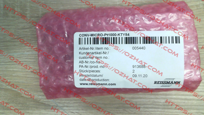 Pt1000 / KTY 84-130 / 005440 Reissmann