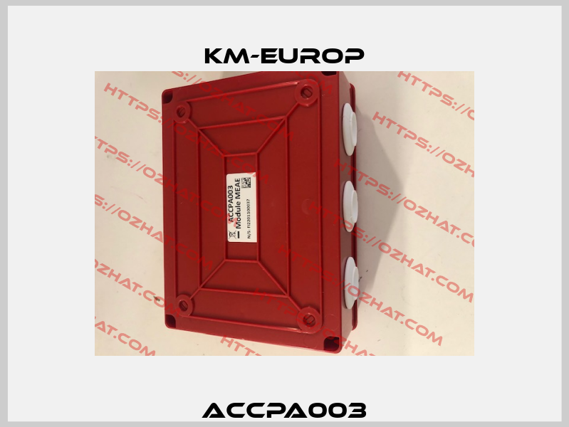 ACCPA003 Km-Europ