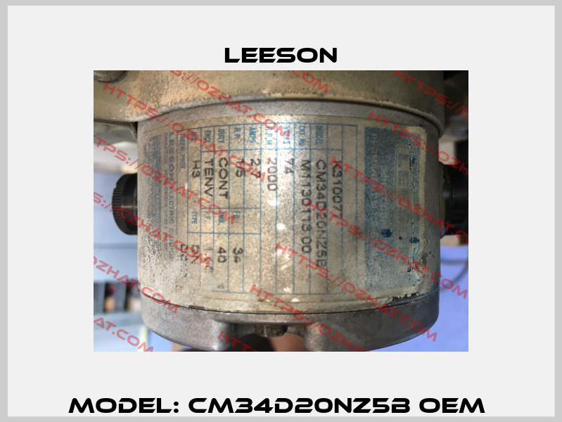 Model: CM34D20NZ5B OEM  Leeson