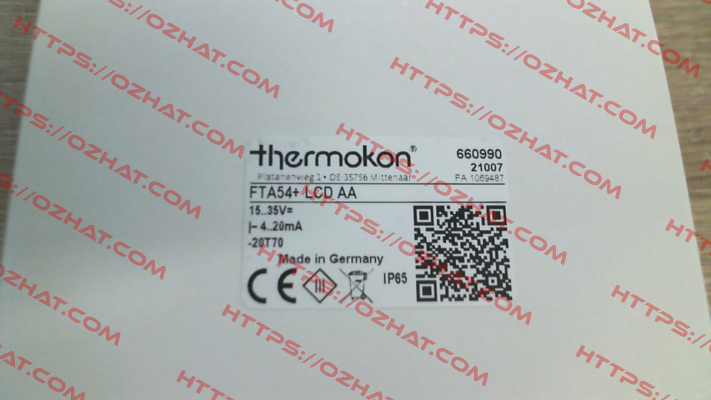 FTA54+ LCD AA Thermokon