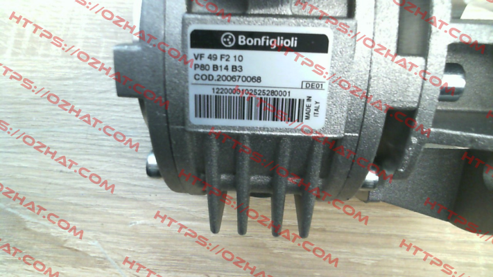 VF 49 F2 10 P80 B14 B3 Bonfiglioli