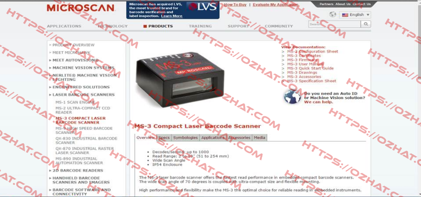 MS 3-0003 Microscan