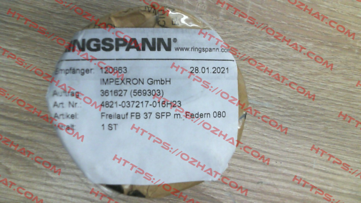 4821-037217-016H23 Ringspann