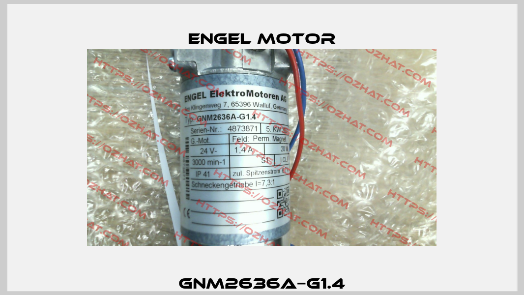 GNM2636A−G1.4 Engel Motor