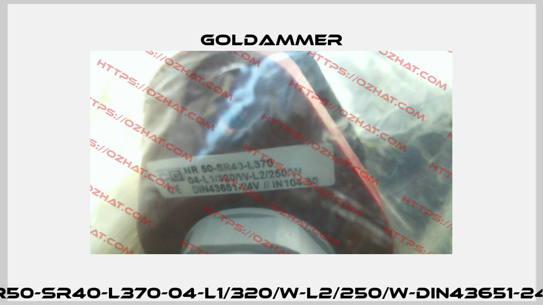 NR50-SR40-L370-04-L1/320/W-L2/250/W-DIN43651-24V Goldammer