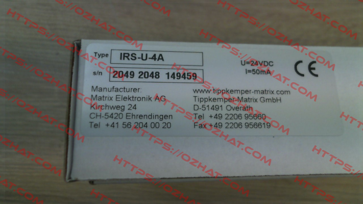 IRS-U-4A / A16010204 Tippkemper