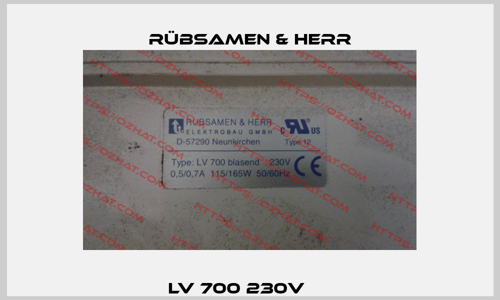 LV 700 230V АС Rübsamen & Herr