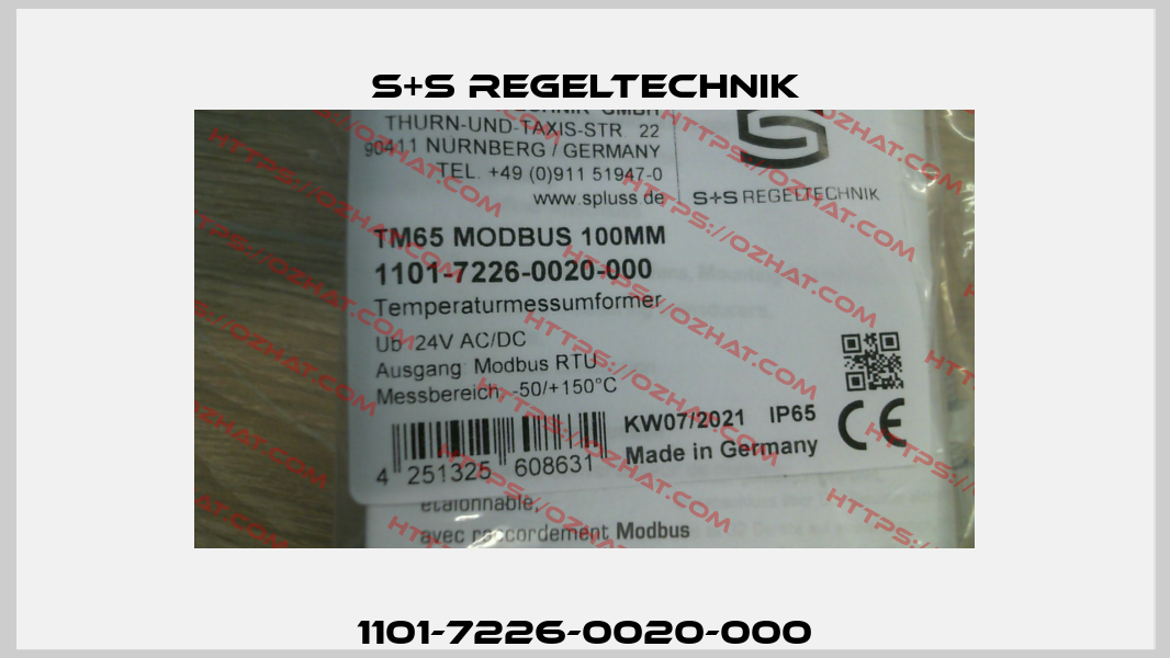 1101-7226-0020-000 S+S REGELTECHNIK