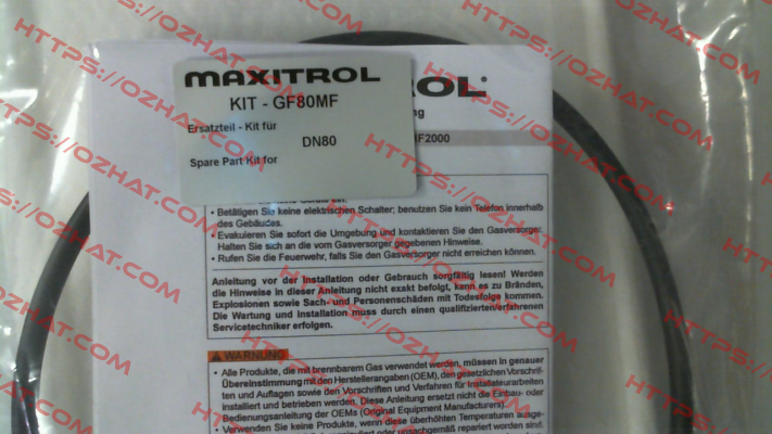 5092 (KIT - GF 80 MF) Maxitrol