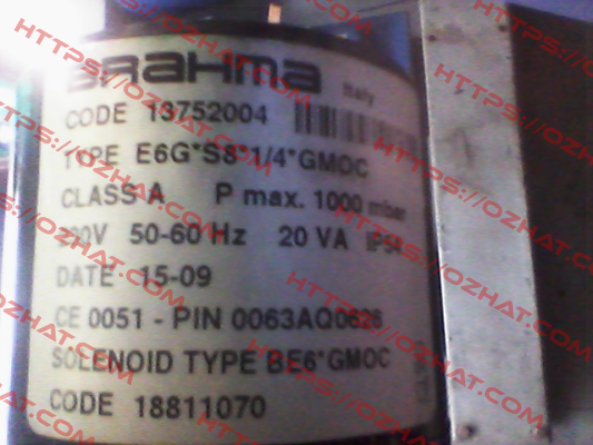 E6G*S8 R1/4" B/BE6*GMOC (81.00110) (stock) Brahma