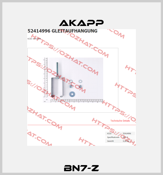 BN7-Z Akapp Stemmann