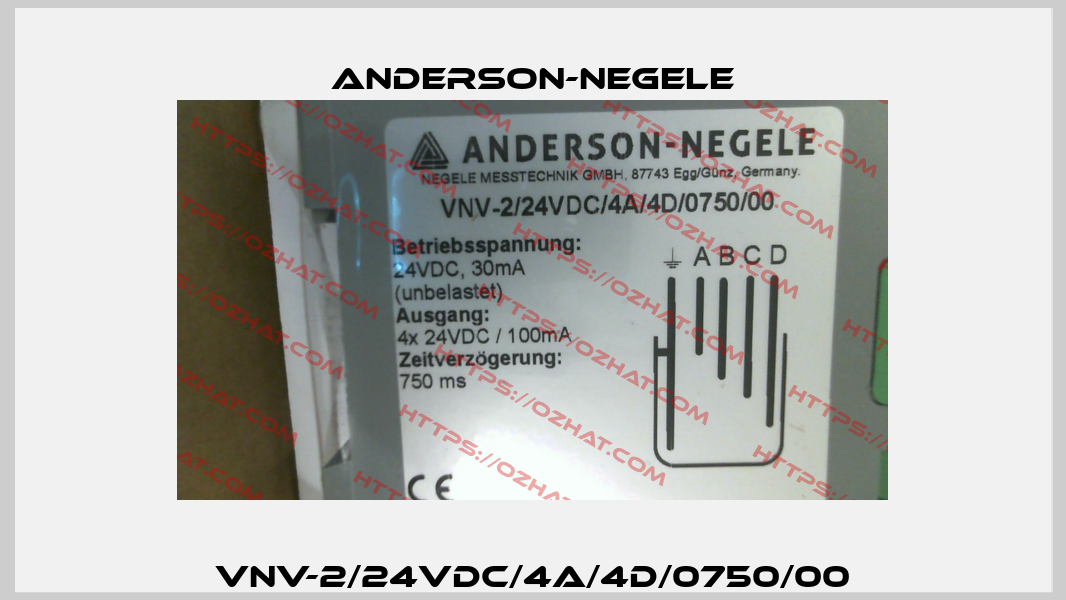 VNV-2/24VDC/4A/4D/0750/00 Anderson-Negele