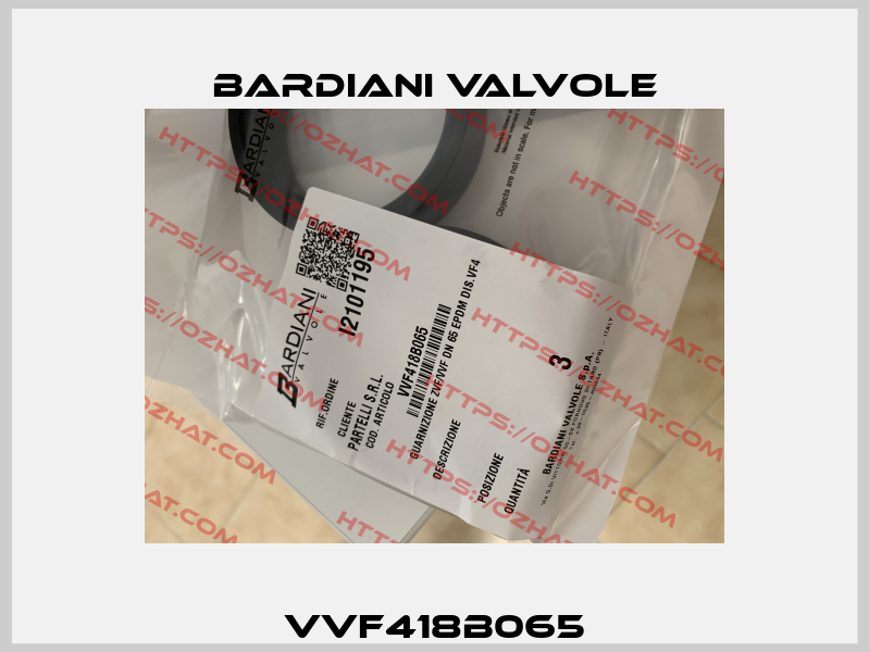 VVF418B065 Bardiani Valvole
