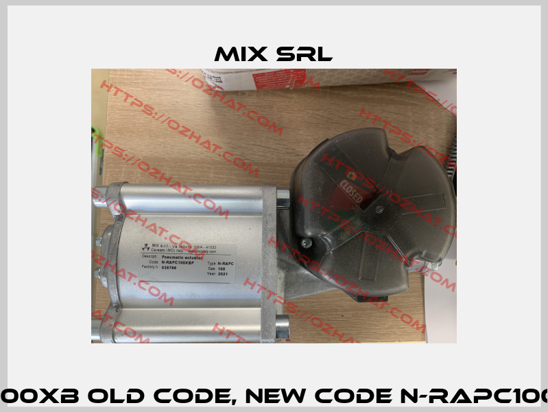 RAP100XB old code, new code N-RAPC100XBP MIX Srl