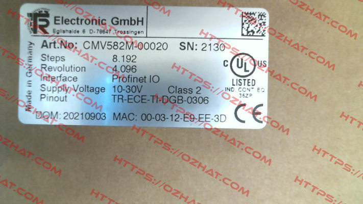 CMV582M-00020 TR Electronic
