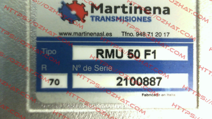 RMU 50 F1 1/70 71B14 Martinena