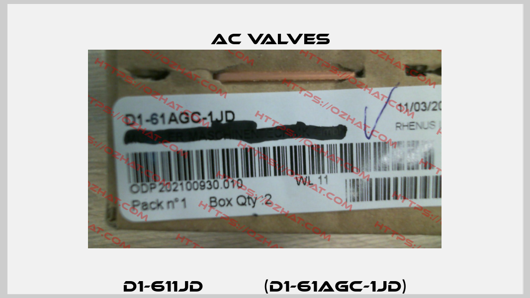 D1-611JD           (D1-61AGC-1JD) МAC Valves