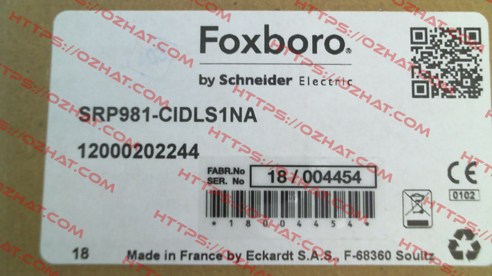 SRP981-CIDLS1NA Foxboro