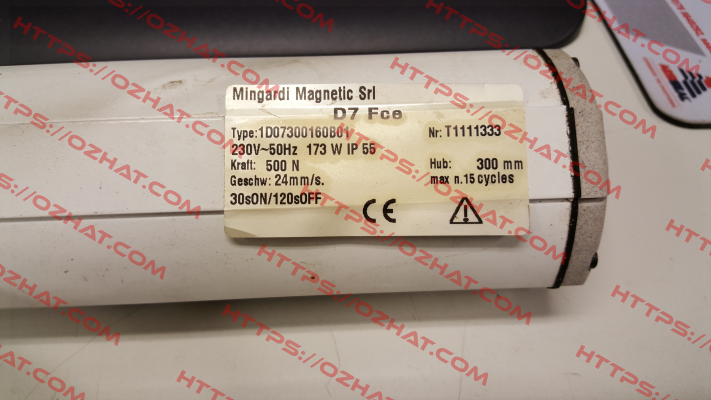 1D07300160B01 Mingardi