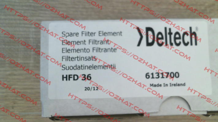 P/N:6131700; Type: HFD 36 Deltech