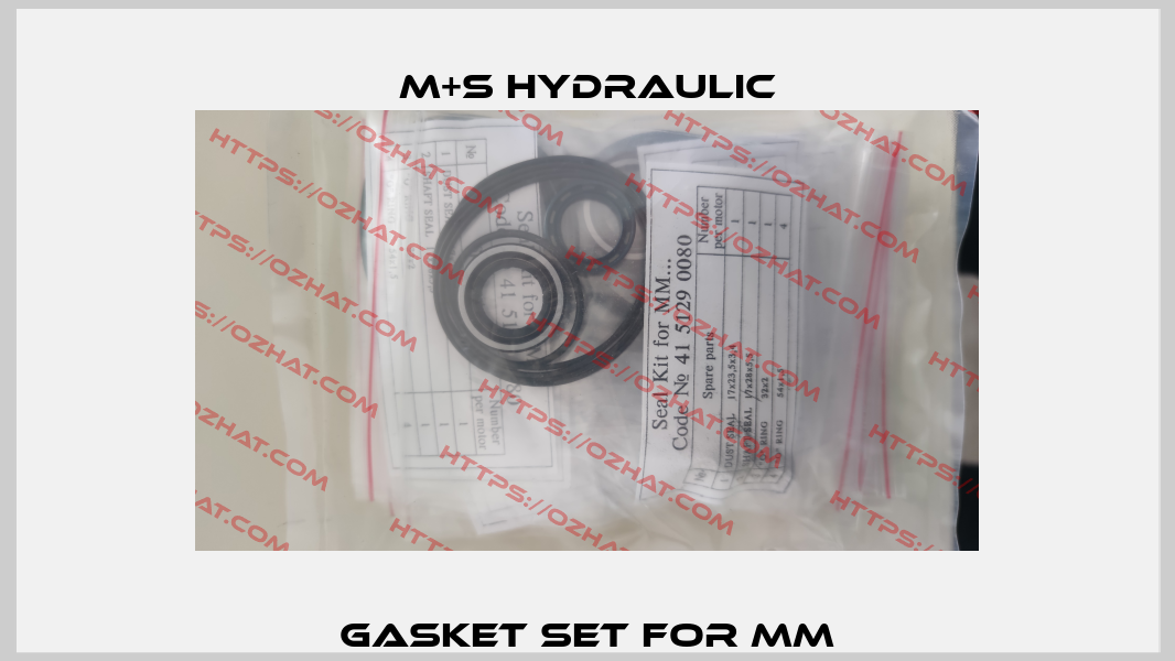 Gasket set for MM M+S HYDRAULIC