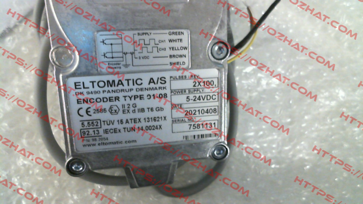 Type 01-08 P/N 98.2054 Eltomatic